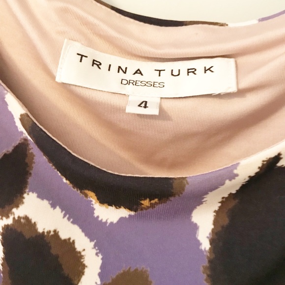 Trina Turk Cap Sleeve Jersey Dress - Picture 6 of 8